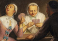 KatNr 6 Jacob Samuel Beck "Beim Kartenspiel". Wohl 1769.