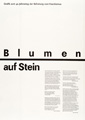 KatNr 488  Verschiedene Künstler "Blumen auf Stein. Grafik zum 40. Jahrestag der Befreiung vom Faschismus". 1984.
