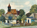 KatNr 382&nbsp;&nbsp; Alfred Hesse "Mittelhagen (Rügen)". 1958.