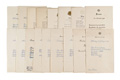 KatNr 328&nbsp;&nbsp; 17 Königlich-Sächsische Menü- und Speisekarten aus der Regierungszeit der Könige Georg und Friedrich August III. 1902–1906.