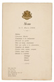 KatNr 328 17 Königlich-Sächsische Menü- und Speisekarten aus der Regierungszeit der Könige Georg und Friedrich August III. 1902–1906.