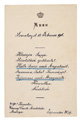 KatNr 328 17 Königlich-Sächsische Menü- und Speisekarten aus der Regierungszeit der Könige Georg und Friedrich August III. 1902–1906.