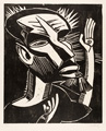 KatNr 302&nbsp;&nbsp; Karl Schmidt-Rottluff "Heiliger Franziskus". 1919.