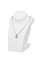 KatNr 590 Yin-Yang-Weißgold Collier. Società Italiana Lavorazione Oro, Arrezzo, Italien. Nach 1968.