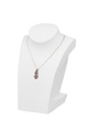 KatNr 592 Collier mit floralem Rubellitanhänger.