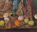 KatNr 057&nbsp;&nbsp; Karl Kröner "Hyazinthe und Früchte". 1925.