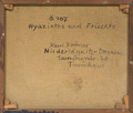 KatNr 57 Karl Kröner "Hyazinthe und Früchte". 1925.