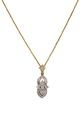 KatNr 587&nbsp;&nbsp; Collier mit Brillant-Besatz im Art déco-Stil.