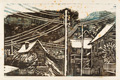 KatNr 268&nbsp;&nbsp; Hans Jüchser "Häuser im Wachwitzgrund". Wohl 1930.