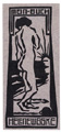 KatNr 299&nbsp;&nbsp; Karl Schmidt-Rottluff "Exlibris: Helene Weiske II". 1905.