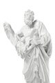 KatNr 531 "Apostel Bartholomäus der Altargarnitur der Kaiserin Wilhelmine Amalia". Johann Joachim Kaendler für Meissen. Um 1737–1741. Ausformungsjahr: 1962.