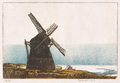 KatNr 218&nbsp;&nbsp; Siegfried Berndt "Windmühle i. Wattenmeer" / Elbjachten / Zillen auf der Seine 1912.