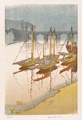 KatNr 218 Siegfried Berndt "Windmühle i. Wattenmeer" / Elbjachten / Zillen auf der Seine 1912.