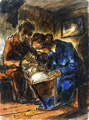 KatNr 241&nbsp;&nbsp; Erich Fraaß "Familie". 1922.