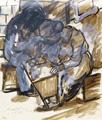 KatNr 241 Erich Fraaß "Familie". 1922.