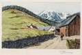 KatNr 267&nbsp;&nbsp; Friedrich Iwan "Petzer mit Brunnberg". Vor 1946.