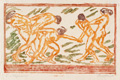 KatNr 266&nbsp;&nbsp; Ludwig von Hofmann "Tanzgruppe". 1912.