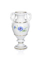 KatNr 544&nbsp;&nbsp; Schlangenhenkelvase "Wildrose und Kornblume". Ernst August Leuteritz für Meissen. 1863–1865. Ausformungszeitraum: Knauf period. 1860-1923.