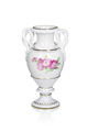 KatNr 544 Schlangenhenkelvase "Wildrose und Kornblume". Ernst August Leuteritz für Meissen. 1863–1865. Ausformungszeitraum: Knauf period. 1860-1923.