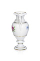 KatNr 544 Schlangenhenkelvase "Wildrose und Kornblume". Ernst August Leuteritz für Meissen. 1863–1865. Ausformungszeitraum: Knauf period. 1860-1923.