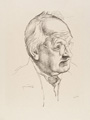 KatNr 293 Emil Orlik "Gerhard Hauptmanns Bildnis". 1924.