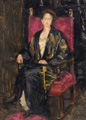 KatNr 082&nbsp;&nbsp; Otto Westphal "Frau A[nna]. von Arnim geb. von Berg". 1920.