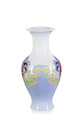 KatNr 549 Seltene Vase. Hans Rudolf Hentschel (Dekor, zugeschr.), Ernst August Leuteritz (Form) für Meissen. Um 1900.