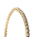 KatNr 581 Filigranes Gelbgold-Brillant-Rivièrearmband "Champagner" (sog. Tennisarmband).