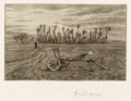 KatNr 312 Hans Thoma "Schlafender Knabe" / "Landschaft mit Pflug". 1892/1897.