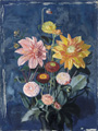 KatNr 058&nbsp;&nbsp; Wilhelm Lachnit, Stillleben mit Dahlien. 1934.