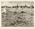 KatNr 294 Paul Paeschke, Hamburg Jungfernstieg / Hamburger Wetter. 1900er -1920's.