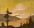 KatNr 056&nbsp;&nbsp; Willy Kriegel, Der Morgen (Schluchsee im Schwarzwald). 1942/1943.