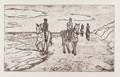 KatNr 483 Erhard Hippold, Ostsee – fünf große Farb-/Lithografien (u.a. Hafen Wismar) und eine Radierung. 1960's.