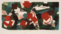 KatNr 486&nbsp;&nbsp; Erhard Hippold, Fünf abstrakte Kompositionen. 1959/1960's.