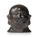KatNr 883&nbsp;&nbsp; Kopf des Laozi. China, Wohl Ming Dynasty. 1364–1644.