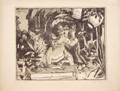 KatNr 270 Ferdinand Dorsch "Im Garten" / "Nachtfest". 1923.