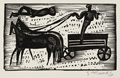 KatNr 535&nbsp;&nbsp; Gerhard Marcks "Mythisches Gespann" / "Stierkampf IV" / . 1922 (1971)/1950.
