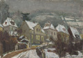 KatNr  Theodor Rosenhauer, Lößnitzlandschaft im Winter. 1960's.