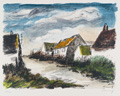 KatNr 612&nbsp;&nbsp; Maurice de Vlaminck, Montigny-sur-Avre. 1956.