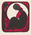 KatNr 571 Peter Royen "Ohne Titel" / "Zwei Frauen". 1950 /1954.
