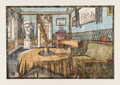 KatNr 284 Margarethe Geibel "Arbeitszimmer I" / "Junozimmer I" / "Junozimmer III" / "Sterbezimmer I". 1908.