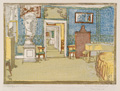 KatNr 284 Margarethe Geibel "Arbeitszimmer I" / "Junozimmer I" / "Junozimmer III" / "Sterbezimmer I". 1908.