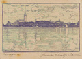KatNr 371 Theodor Schultze-Jasmer, Fünf Ostseemotive und vier weitere Darstellungen. Wohl 1930's.