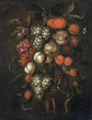 KatNr 006&nbsp;&nbsp; Jan Pauwel Gillemans d.Ä. Garland with fruits. 1670.