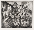 KatNr 333&nbsp;&nbsp; Bernhard Kretzschmar "Auktion". 1920.