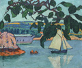 KatNr 075&nbsp;&nbsp; Alcide Le Beau "La Branche du Prunier" (Morbihan). Um 1906.