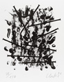 KatNr 607 Günther Uecker "Feldarbeit – Arbeitsfelder". 1996.