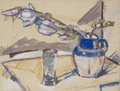 KatNr 388&nbsp;&nbsp; Albert Wigand "Stilleben mit Magnolienzweig". 1922.