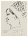 KatNr 441&nbsp;&nbsp; Otto Dix, Porträt Katharina König. 1962.