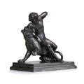 KatNr 653 Siméon Pierre Devaranne, Dionysos, einen Panther tränkend. Um 1850.